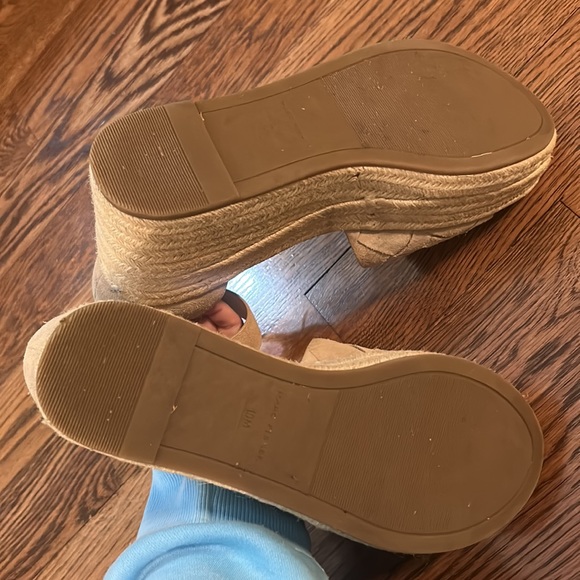 Marc Fisher Platform Espadrille Wedge Sandals - Picture 6 of 7